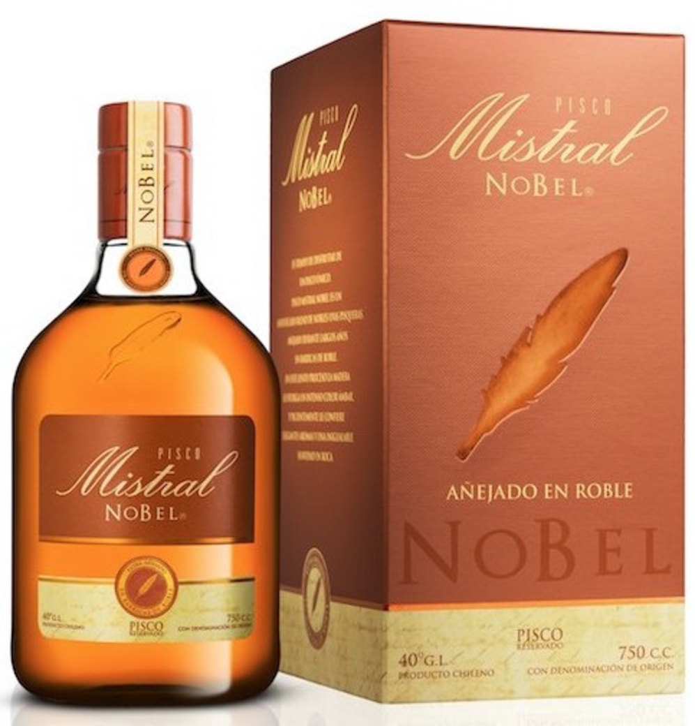 Pisco Mistral Nobel 40 grados 750cc