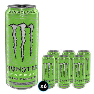 Imagen de 6x Energética Ultra Paradise Monster Energy 473cc