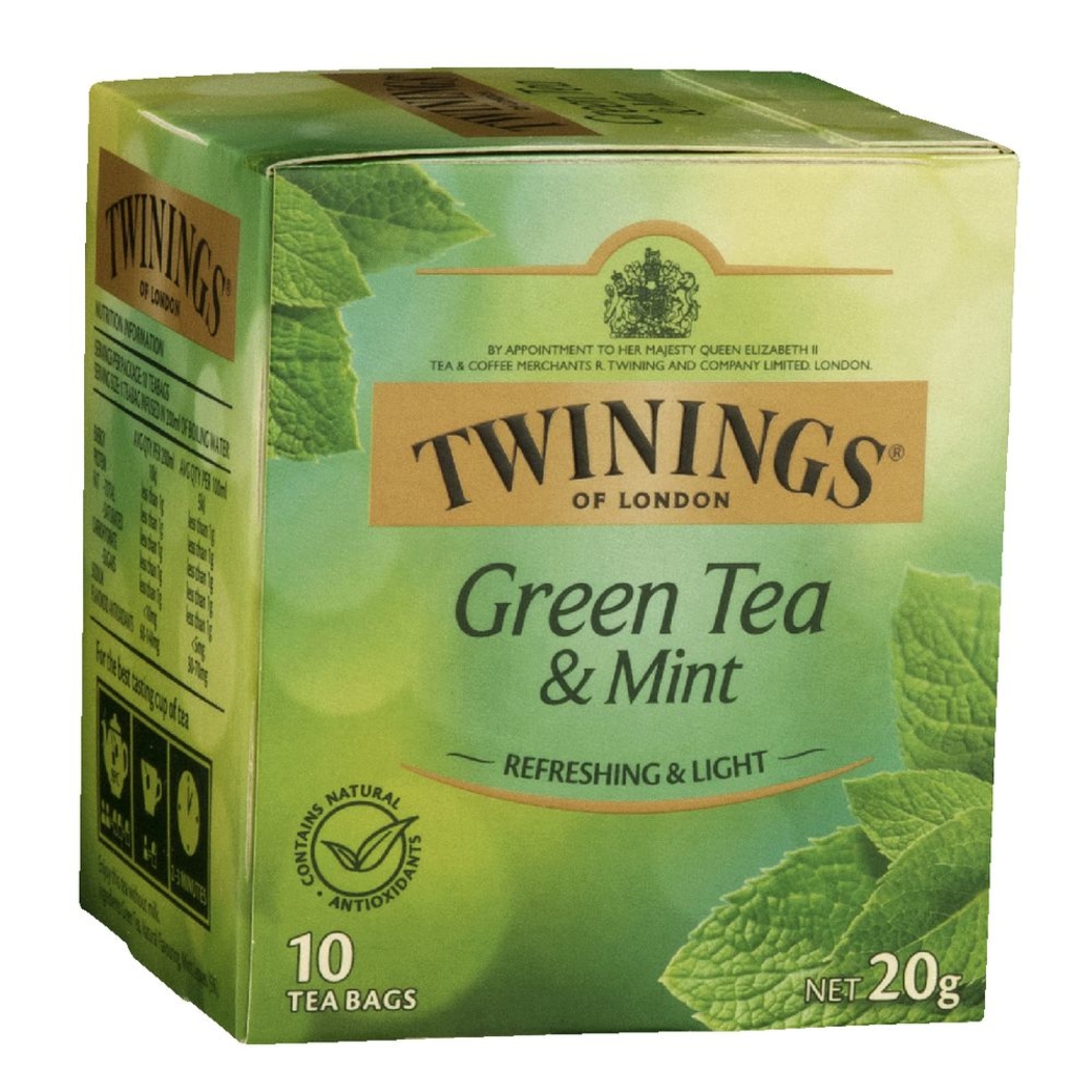 Te Twinings Verde Con Menta 10 Bolsitas