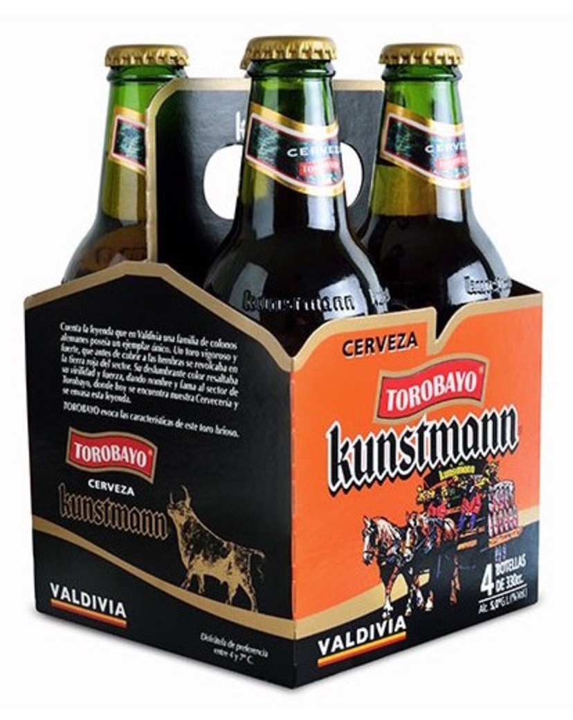 4x Cerveza Kunstmann Torobayo Botella 330cc