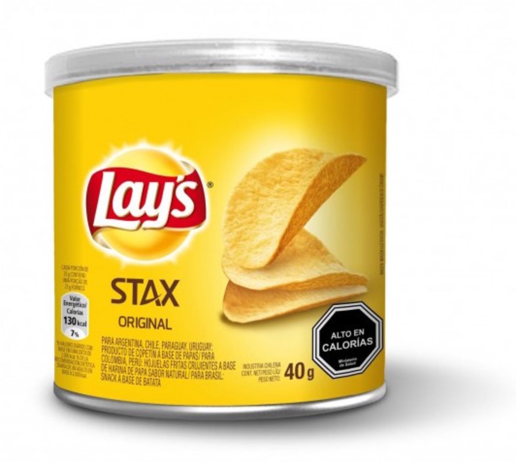 Papas Lays Stax Original 40 gramos