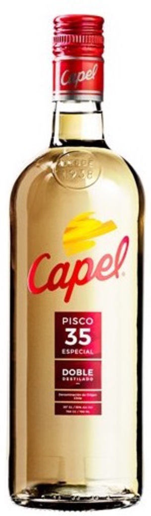 Pisco Capel 35 grados Doble Destilado 750cc