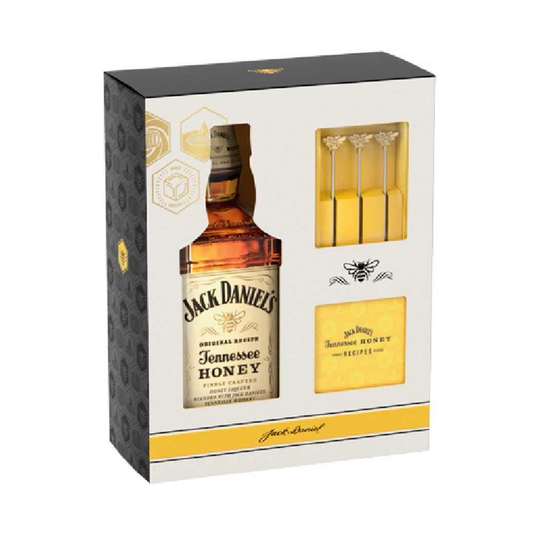 Whiskey Jack Daniels Tennessee Honey 750cc + Revolvedor