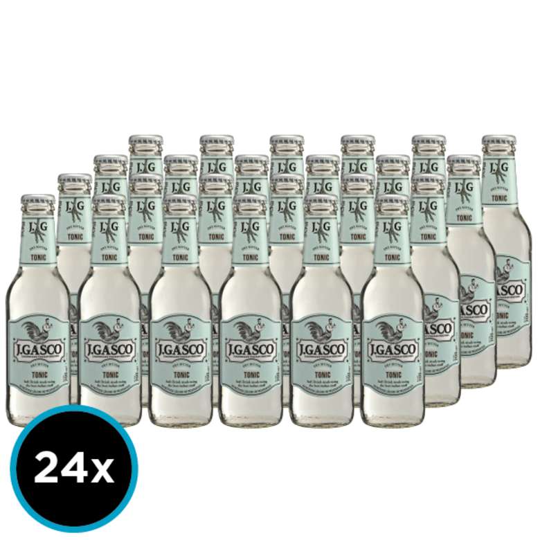 24x Bebida Premium Agua Tónica Gasco Dry Bitter 200cc
