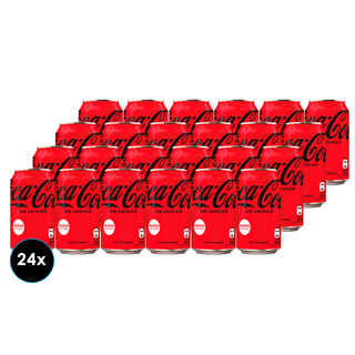 Imagen de 24x Bebida Coca Cola Zero Azúcar en Lata 350cc