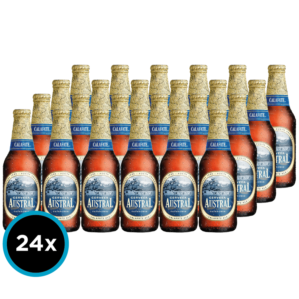 24x Cerveza Austral Calafate en Botellas 330cc