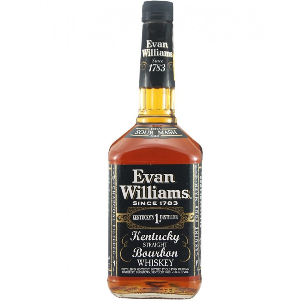 Whiskey Bourbon Evan Williams Black 750cc