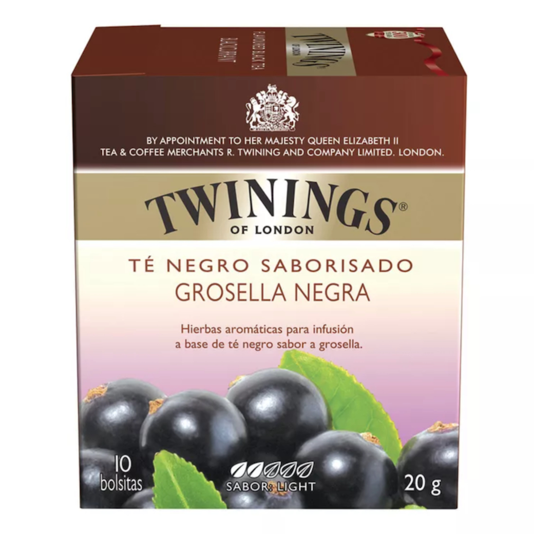 Té Twinings Blackcurrant 10 Bolsitas