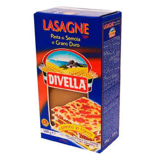 Imagen de Lasaña (Lasagna) Divella de Semola de Trigo Duro 500 grs.