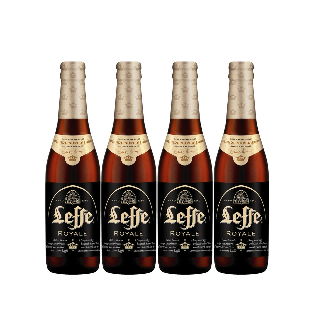 4x Cerveza Leffe Royale Whitbread en Botellas 330cc