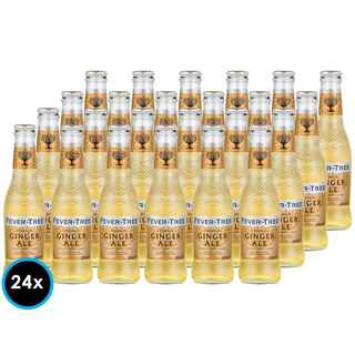 Imagen de 24x Bebida Premium Fever Tree Ginger Ale 200cc
