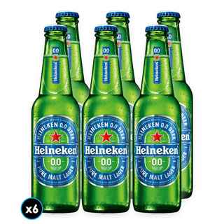 Imagen de 6x Cervezas Heineken 0.0 Sin Alcohol en Botella 330cc