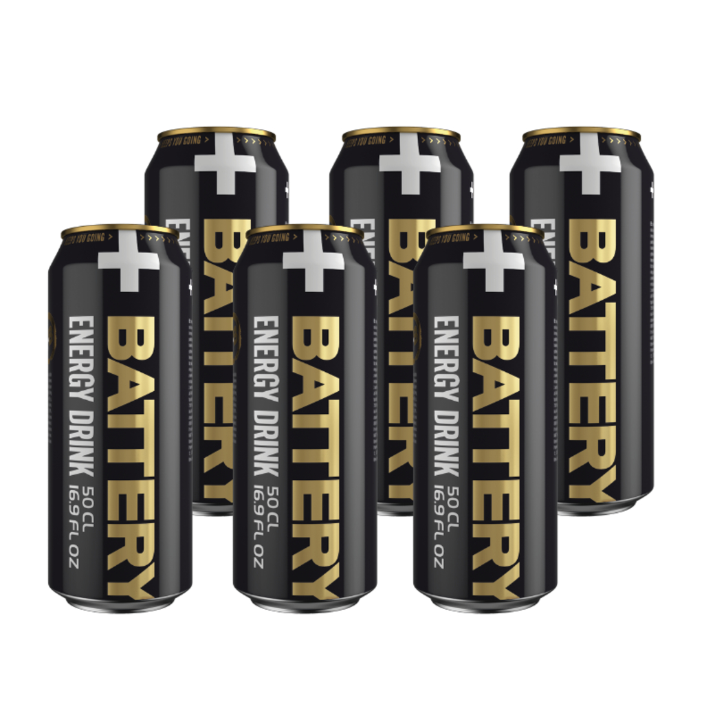 6x Bebida Energetica Battery 500cc