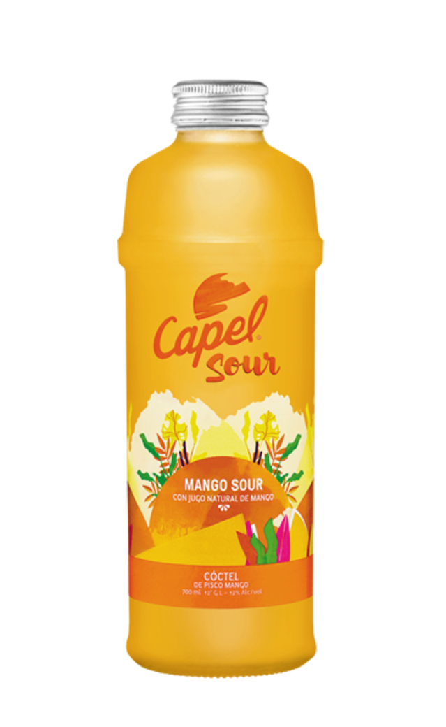 Pisco Capel Mango Sour 700cc 12º alc.