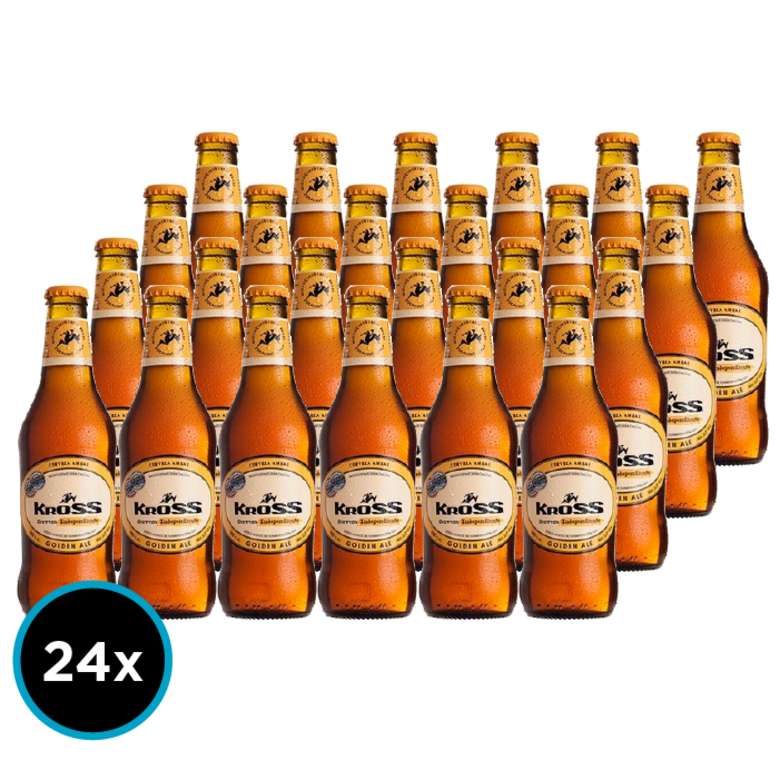 24x Cerveza Kross Golden Ale en Botellas 330cc