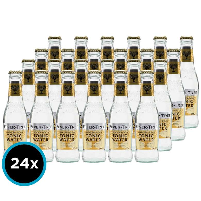 24x Tonica Fever Tree Indian 200cc