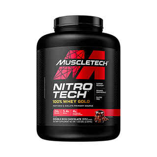 Imagen de 100% Whey Protein Muscletech Nitro Tech Gold Chocolate 5 Lb  