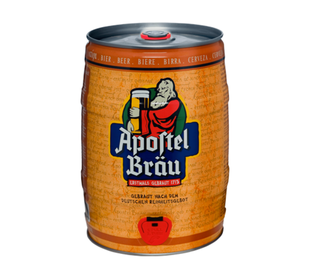 Barril de Cerveza Apostel de 5 Litros