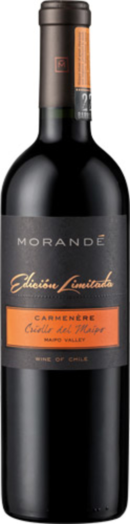 Vino Morande Edición Limitada Criollo Del Maipo Carmenere 750cc