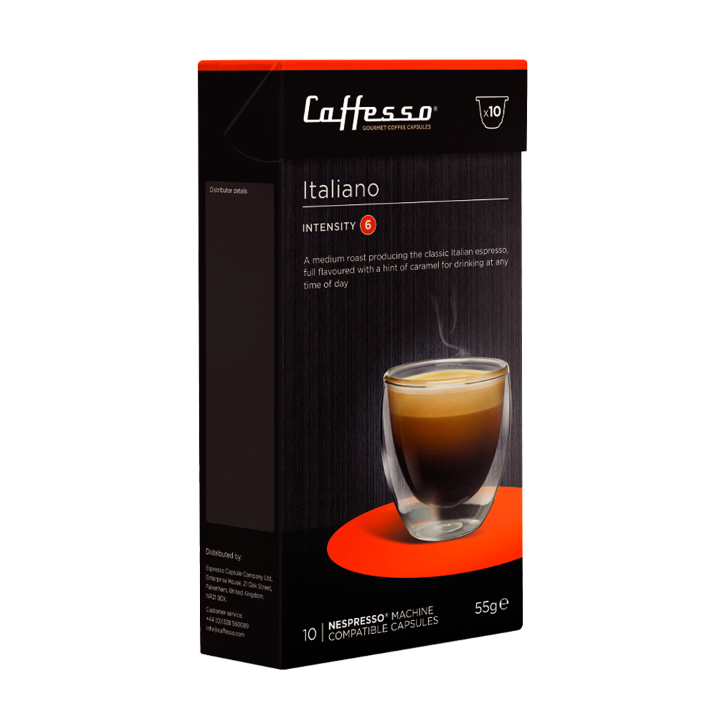 Cápsulas de Café Caffesso Italiano (10 Cápsulas) | Booz.cl