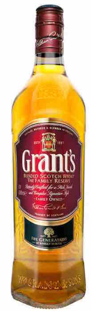 Whisky Grants Family Reserve 1000cc 40º alc.