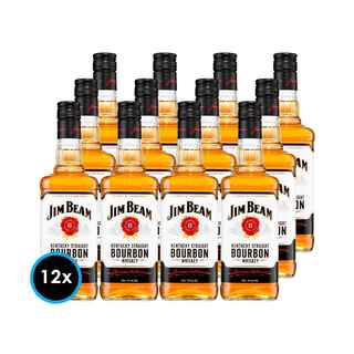 Imagen de CAJA JIM BEAM WHITE 750cc: 12x Whiskey Jim Beam White 750cc