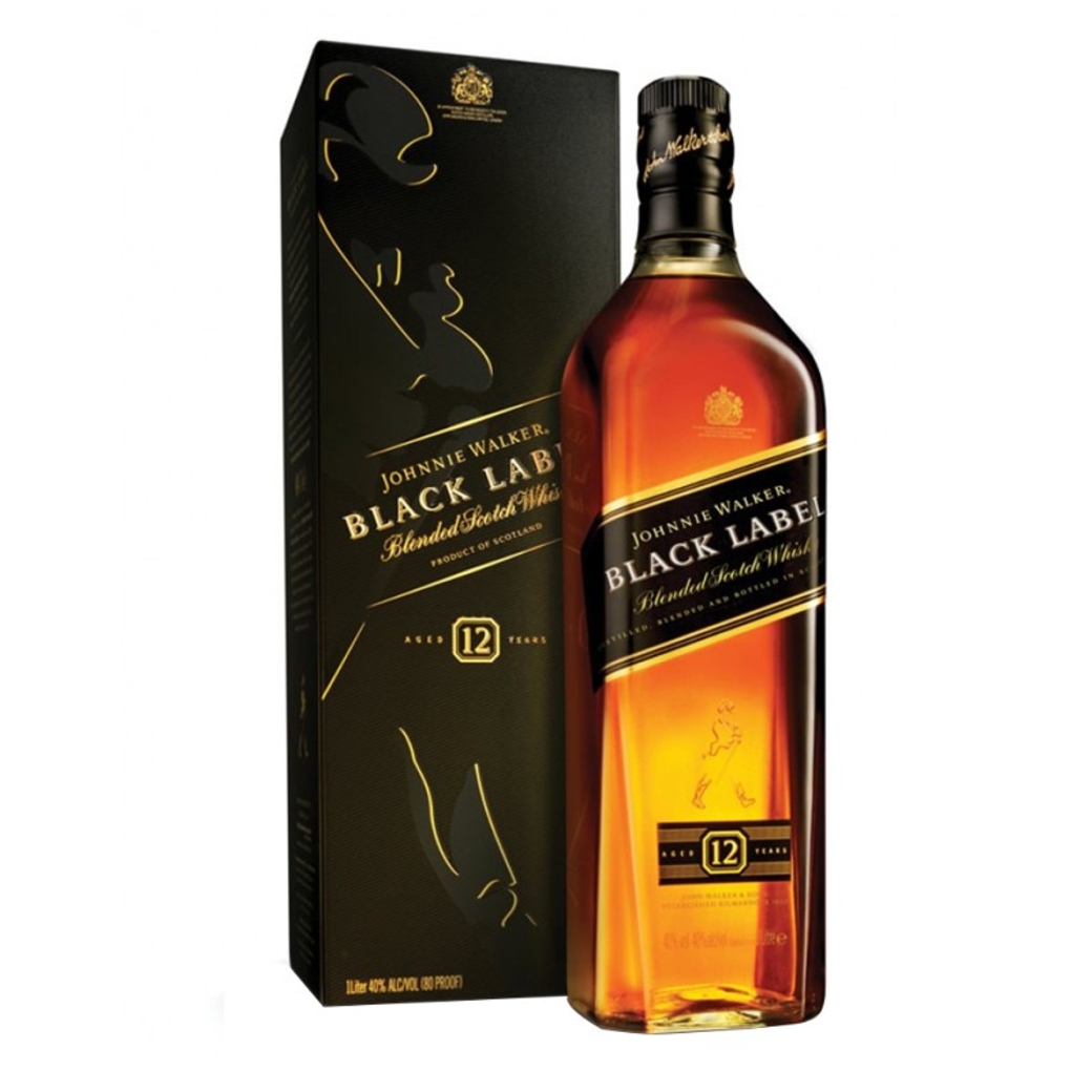 Whisky Johnnie Walker Black Label 750cc 40º alc.