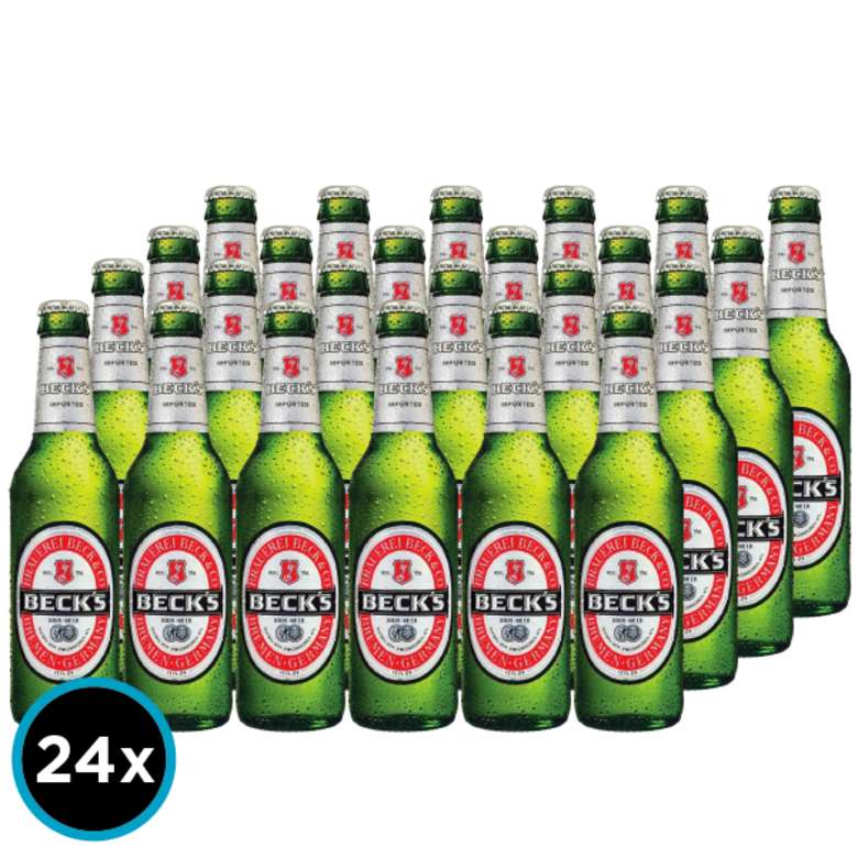 24x Cerveza Becks en Botella 275cc