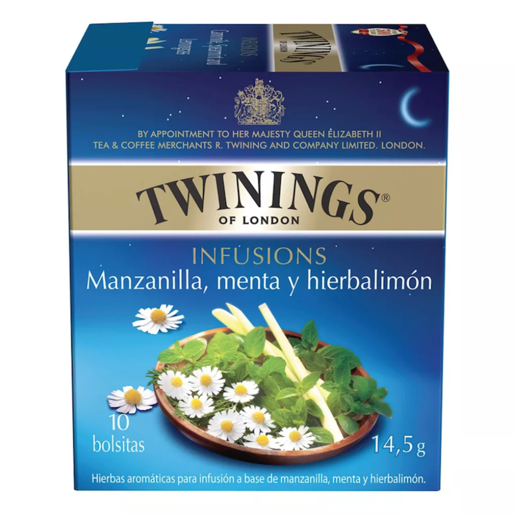 Te Twinings Manzanilla / Menta / Hierbalimón 10 Bolsitas