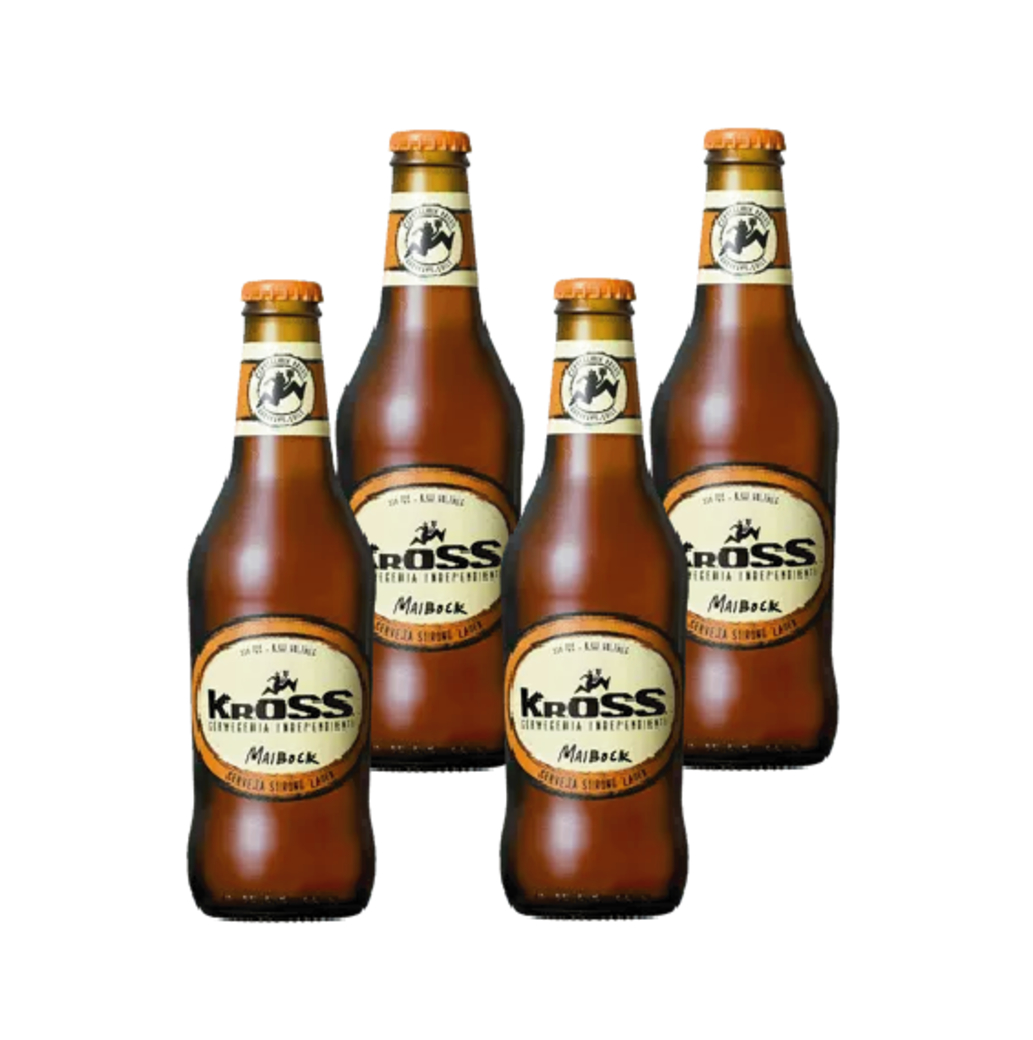 4x Cerveza Kross Maibock en Botellas 330cc