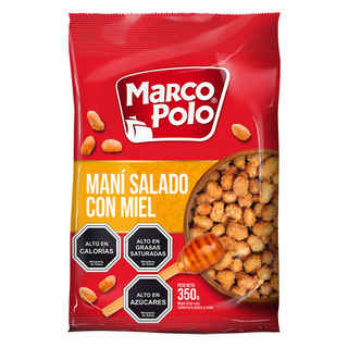Imagen de Maní Marco Polo Salado con Miel 350 grs.