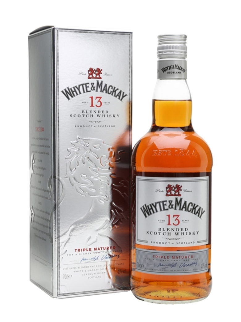 Whisky Whyte and Mackay 13 años 700cc