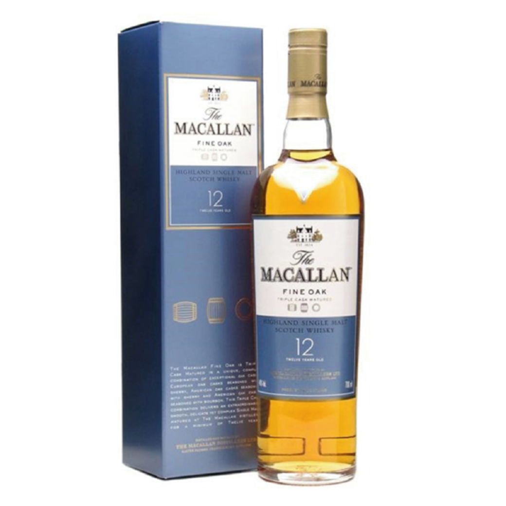 Whisky The Macallan Fine Oak 12 Años 700cc