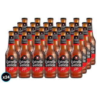 Imagen de 24x Cerveza Estrella Galicia Premium Lager Botella 330cc