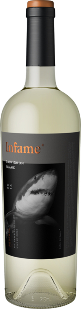 Vino Infame Reserva Sauvignon Blanc - El Tiburón 750cc