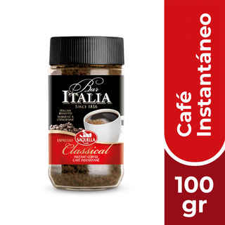 Imagen de Café Instantáneo Saquella Bar Italia classic 100 gr