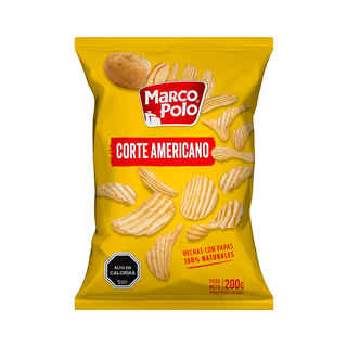 Imagen de Papas Fritas Marco Polo Corte Americana 200 grs.