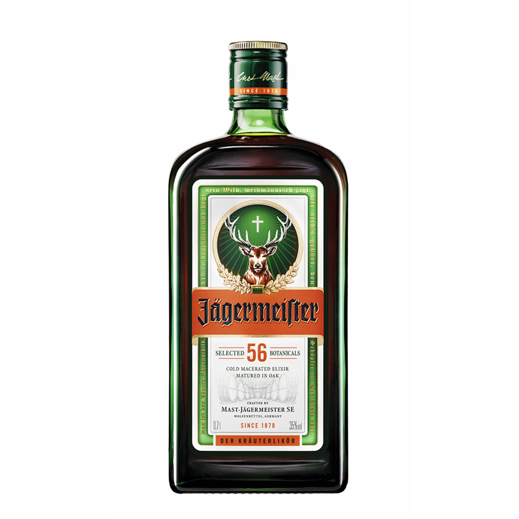 Licor Jagermeister 700cc 35º alc.