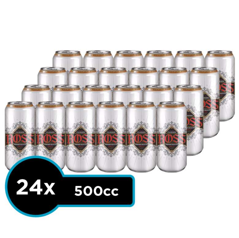 24x Cerveza ROSS 500cc