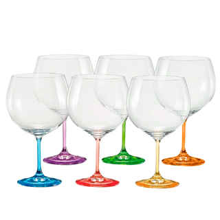 Imagen de Set 6 Copas Gin Colores 635cc