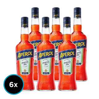 Imagen de CAJA APEROL: 6x Licor Aperitivo Aperol 750cc