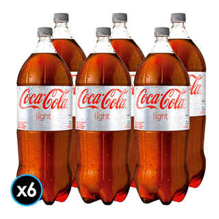 Imagen de CAJA COCA COLA LIGHT 3LT: 6x Bebida Coca Cola Light 3 Litros
