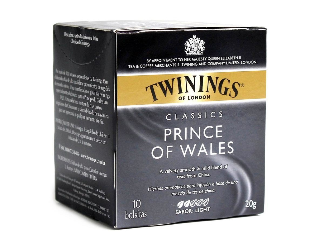 Te Twinings Prince Of Wales 10 Bolsitas