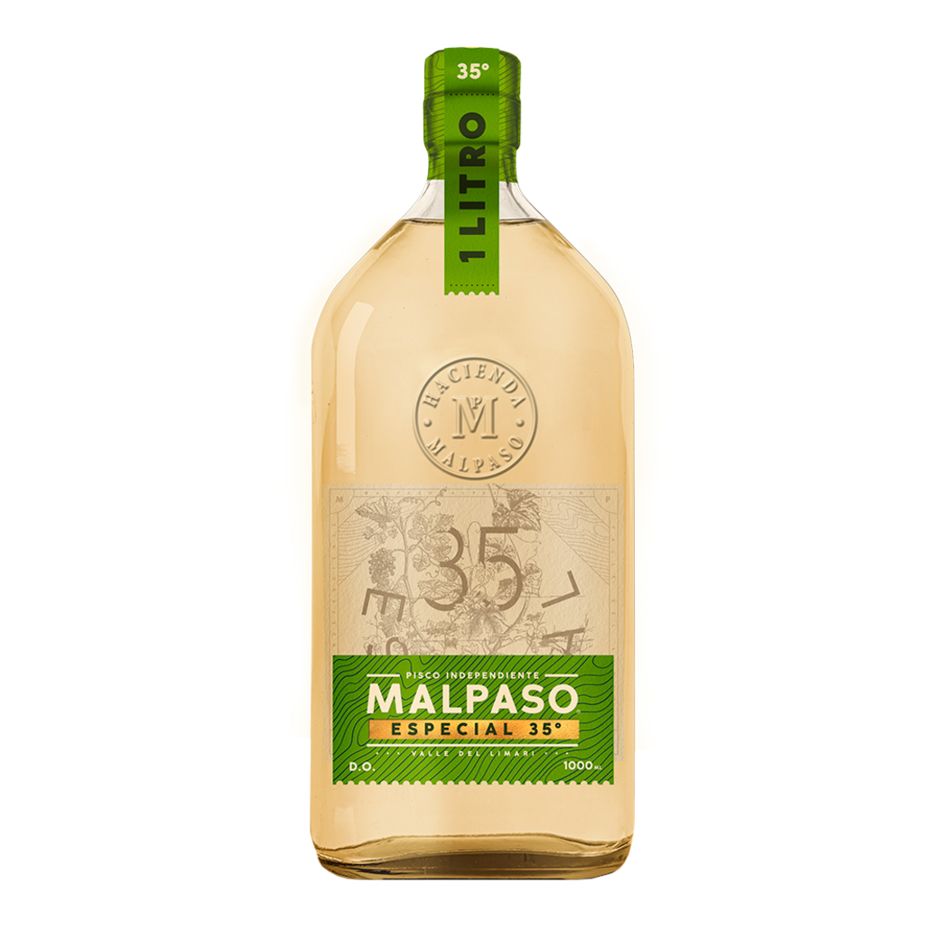 Pisco MalPaso 1 Litro 35º alc.