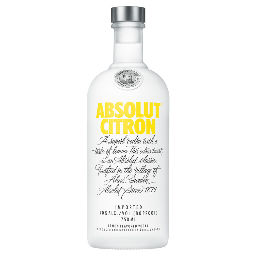 Vodka Absolut Citron 750cc