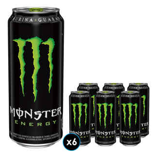 Imagen de 6x Bebida Energética Monster Energy 473cc