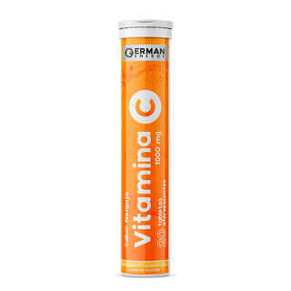 Imagen de Suplemento German Energy Vitamina C Naranja 1000 mg. (20 tabletas efervescentes)