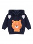 Conjunto Infantil Menino Moletom Peluciado com Capuz Tiger