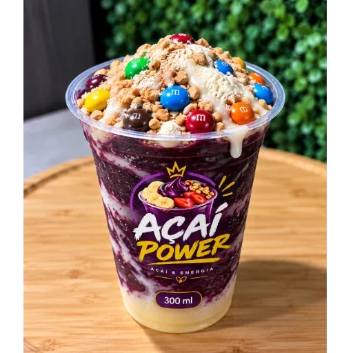 Açaí Power 300ML + 3 adicionais grátis