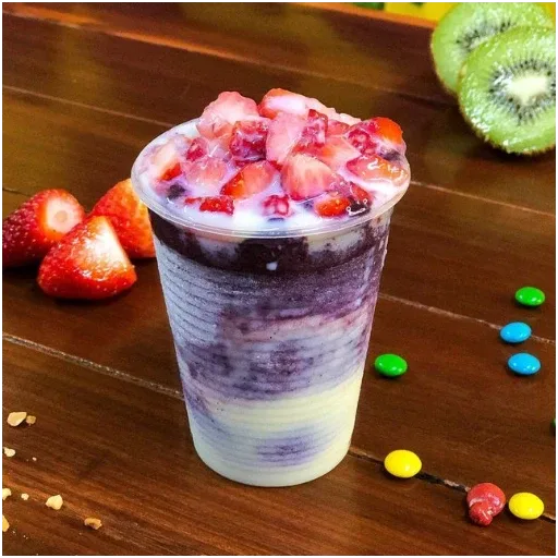 Açai 300 ml + Nutella + 4 Acompanhamentos